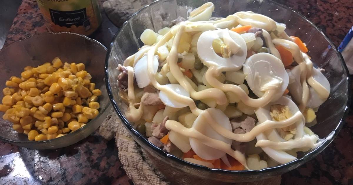 Ensalada De Pollo Desmenuzado Con Papa 56 Recetas Caseras Cookpad