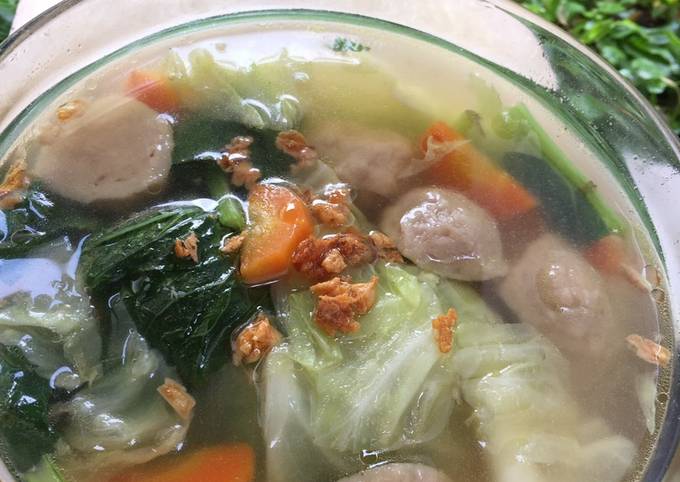 Resep Sup Sayur Bakso Oleh Laila Ajizah Cookpad