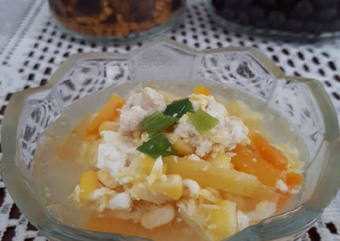 Resep Sup Jagung Corn Soup Oleh Sonya Firgiana Onya Cookpad