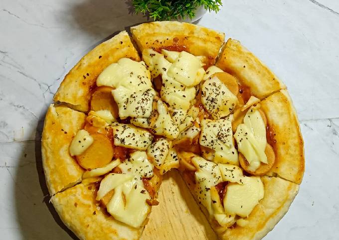 Resep Pizza Teflon Empuk Takaran Sendok Tanpa Telur Oleh Nurkmalasari