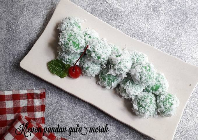 Resep Klepon Pandan Gula Merah Oleh Mama Fathan Cookpad