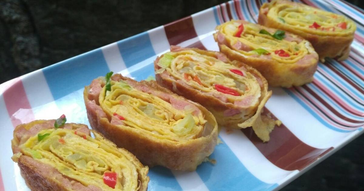 Resep Gyeran Mari Aka Telur Dadar Korea Oleh Tutik Bundaananhaydar