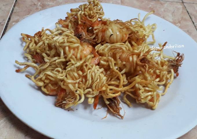 Resep Cemilan Batita Udang Lilit Mie Oleh Ani Brilian Cookpad