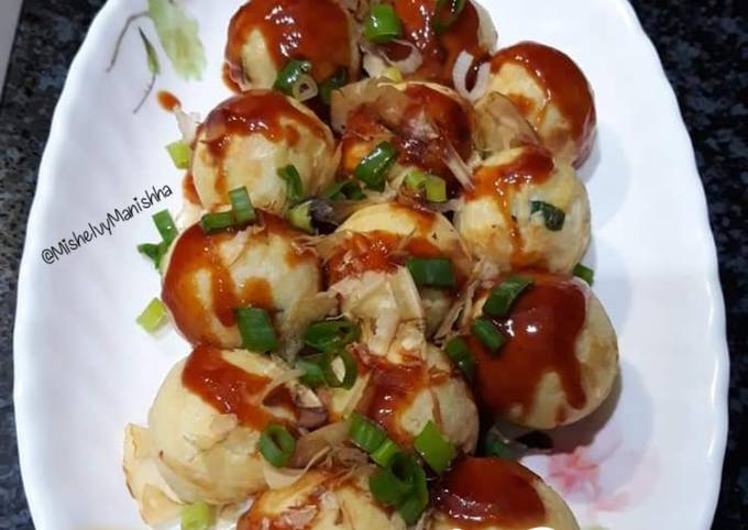 Resep Takoyaki Udang Ala Jepang Oleh Anshel Cookpad