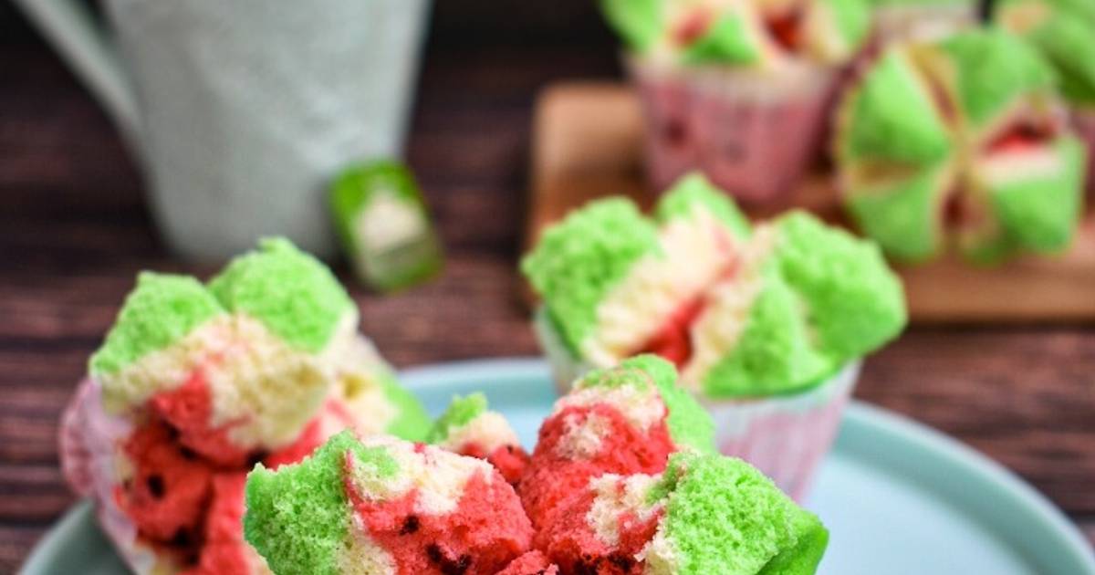 Resep Bolu Kukus Semangka All In One Oleh Mommy Nawla Jeehan Cookpad