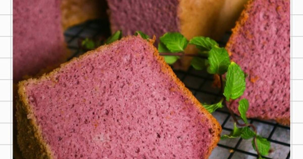 Resep Taro Chiffon Cake Oleh Lidha Cookpad