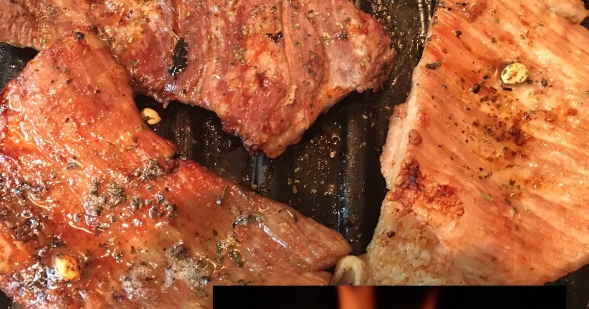 Matambrito asado y Vacío al horno con verduras Receta de Sabores D