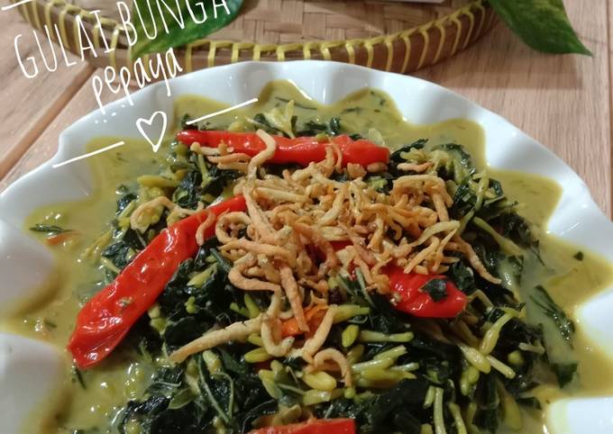 Resep Gulai Bunga Pepaya Dan Singkong Oleh Mariana Alwi Cookpad