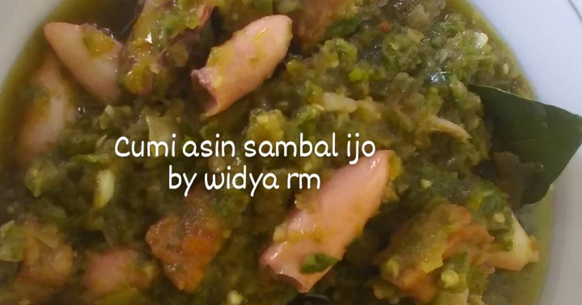 Resep Cumi Asin Sambal Ijo Oleh Widya RM Cookpad