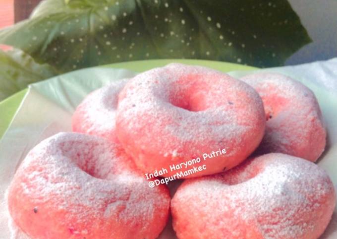 Resep Donat Buah Naga Oleh Indah Haryono Putrie Cookpad