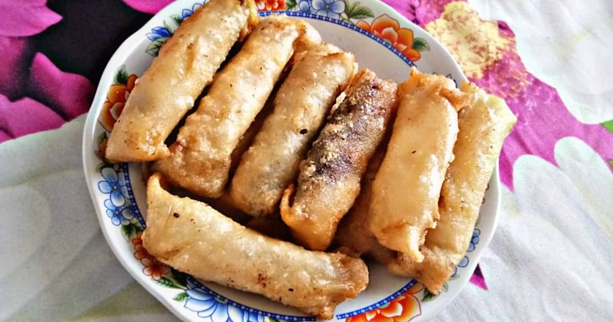 Resep Lumpia Pisang Coklat Caramel Oleh Ayu Rianita Cookpad