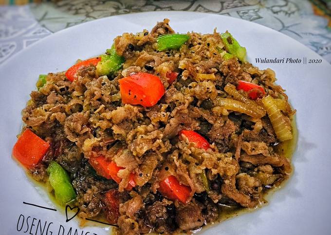 Resep Oseng Daging Sapi Belly Lada Hitam Oleh Wulandari Yulia Puspita