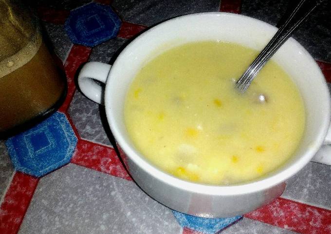 Resep Sweet Corn Soup Oleh Ika Fransiska Cookpad