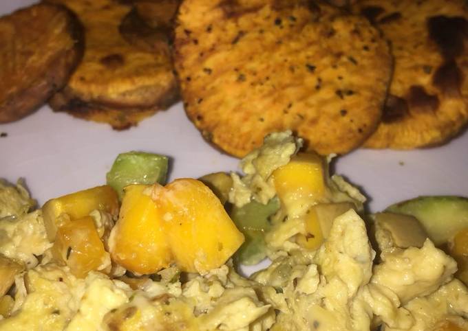 Camote Horneado Y Huevo Con Pipi N Y Ayote Mantequilla Squash Receta