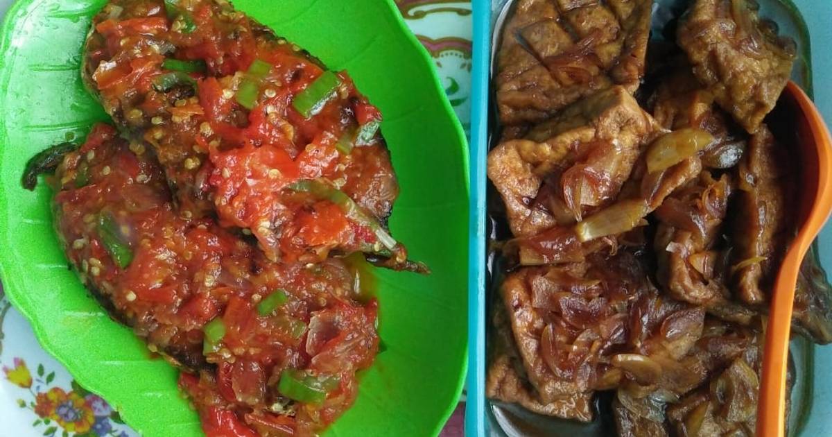 Resep Paket Sambal Goreng Ikan Bandeng Tahu Goreng Kecap Oleh