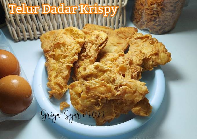 Resep Telur Dadar Krispy Oleh Griya Syar I Cookpad