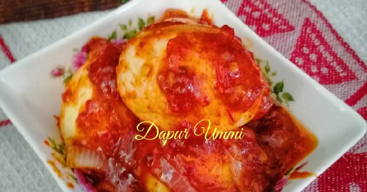 Resipi Telur Sambal Sos Oleh Norashikin Rahmat Cookpad