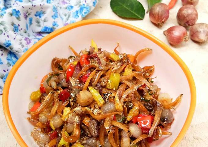 Resep Tumis Teri Bawang Merah Oleh Riska Dwi A Cookpad