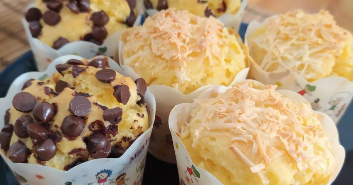 Resep Muffin Tape Keju Dan Choco Chips Oleh Kikyakbarini Cookpad