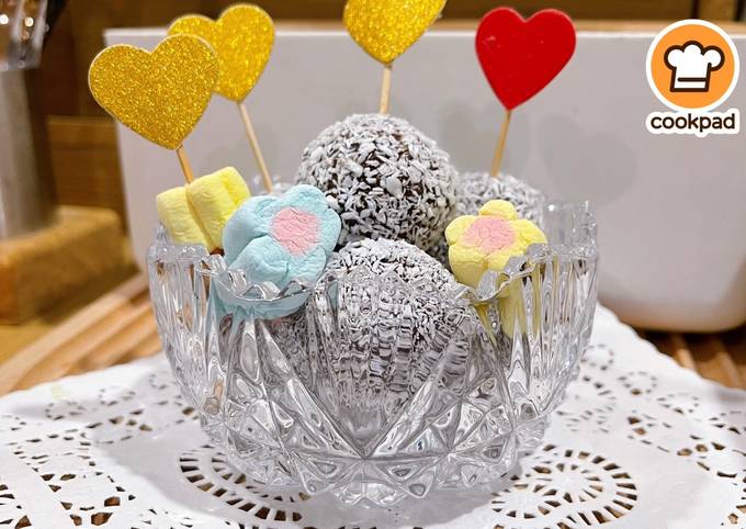 Resipi Marshmallow Chocolate Snowballs Oleh Mahadiah Cookpad