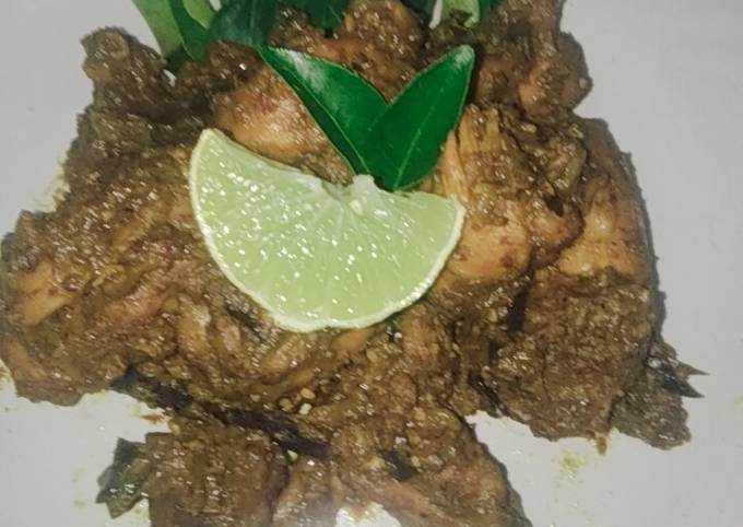 Chettinad Chicken Dried Masala Recipe By Anam Sayyed Cookpad