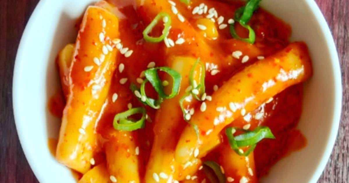 Resep Tteokbokki 떡볶이 Topoki dengan kearifan lokal oleh Eteh Ei