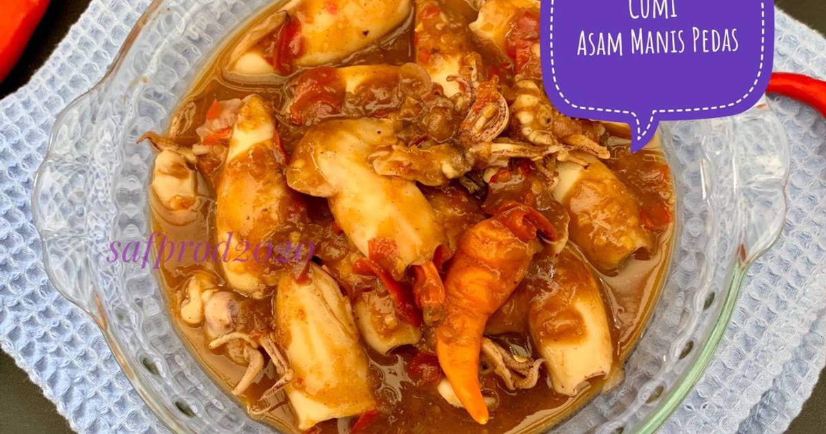 Resep Cumi Asam Manis Pedas Oleh Dapur Mama DeFa Cookpad