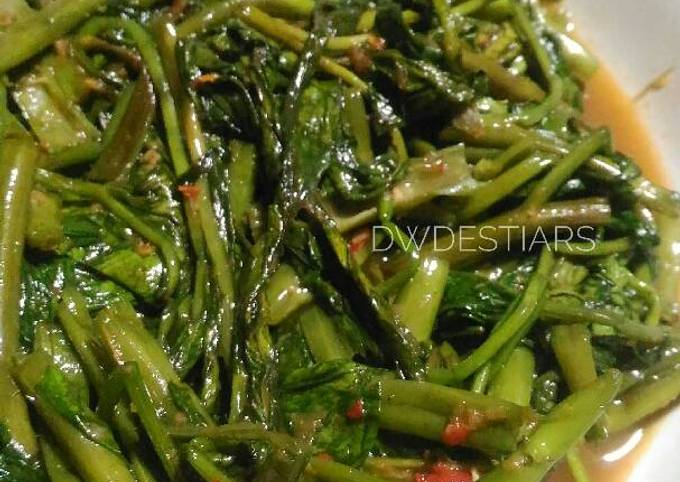 Resep Kangkung Cah Terasi Oleh Dwiarti Ulfa Destiari Cookpad