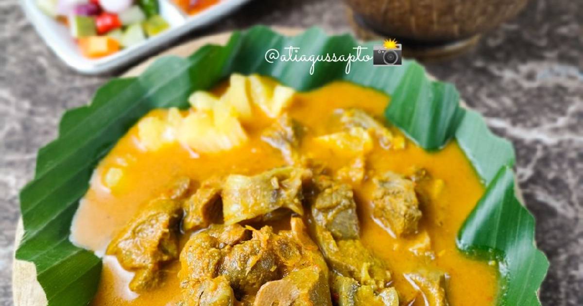 Resep Gulai Kambing 424 Oleh Ati Agus Sapto Mom S Firza Cookpad