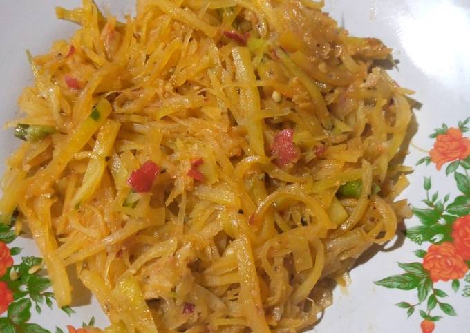 Resep Tumis Pepaya Muda Oleh Fia Alfia Cookpad