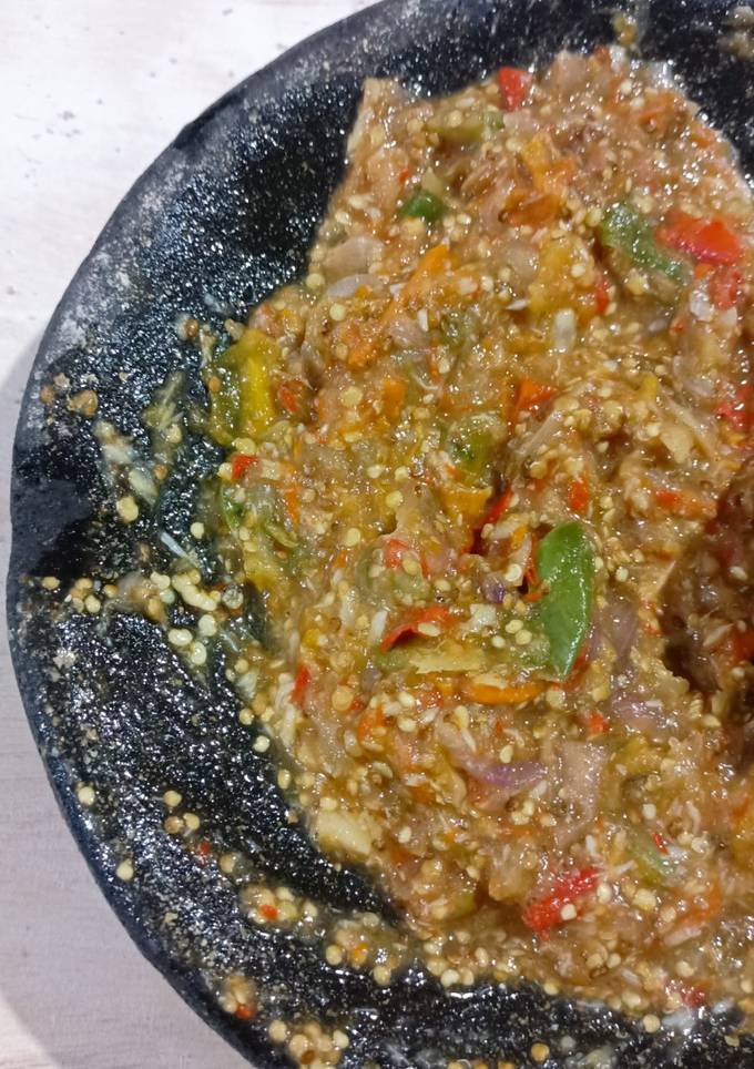 Resep Sambel Terong Rebus Oleh Pawon Mommy Najam Cookpad