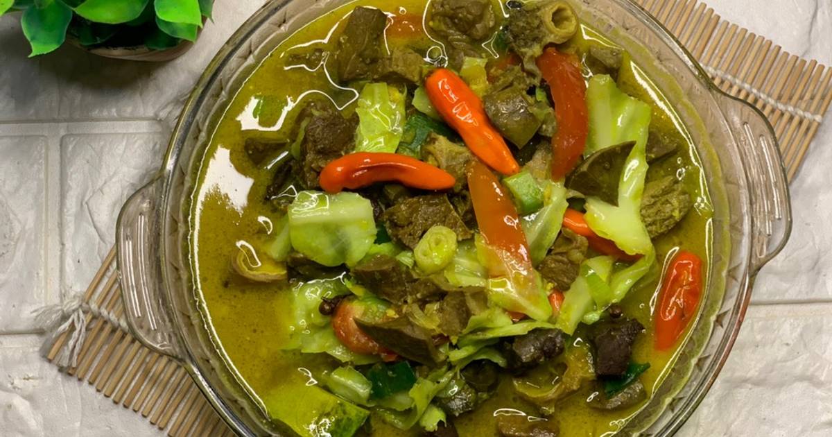 Resep Tongseng Jeroan Kambing Santan Oleh Roro Woelan Cookpad