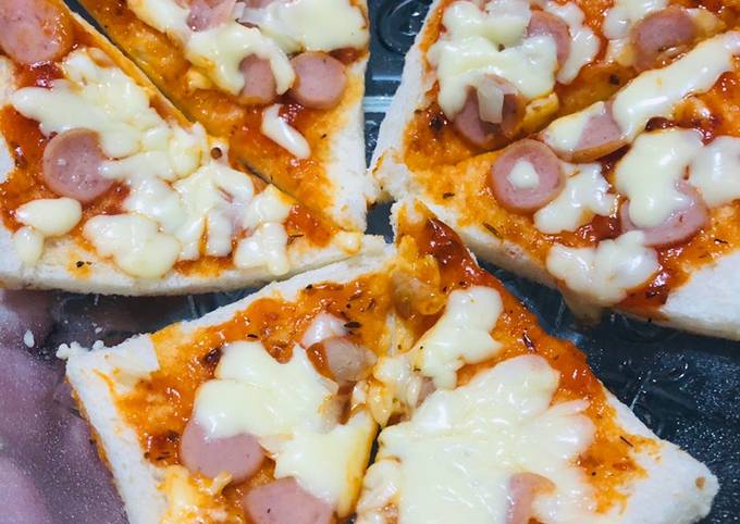 Resep Pizza Roti Tawar Oleh Ika Ika Ika Cookpad