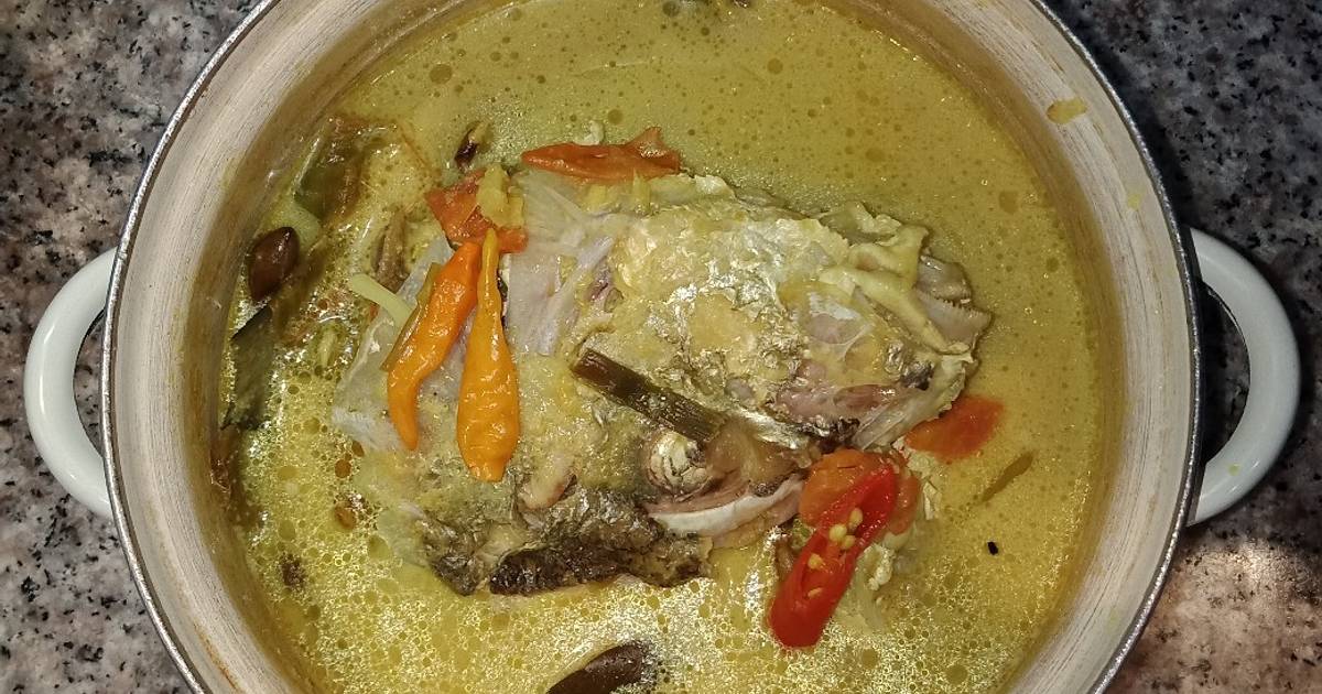 Resep Gulai Kepala Ikan Kakap Putih Oleh Nilam Cookpad