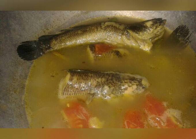 Resep Ikan Gabus Kuah Kuning Segar Oleh Ummu Naura Cookpad