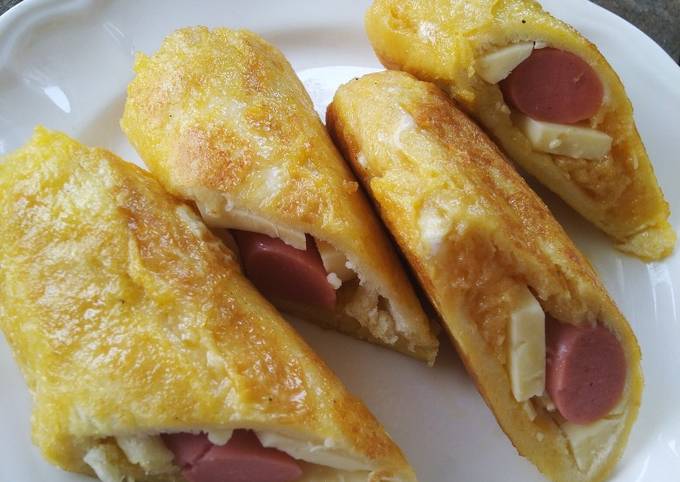 Resep Roti Goreng Isi Sosis Oleh Aida Nur Fitriani Cookpad