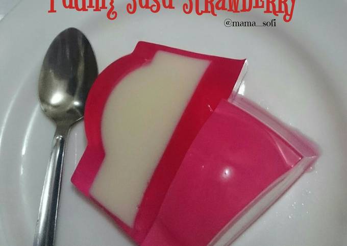 Resep Puding Susu Strawberry Oleh Rahayu Widya Cookpad