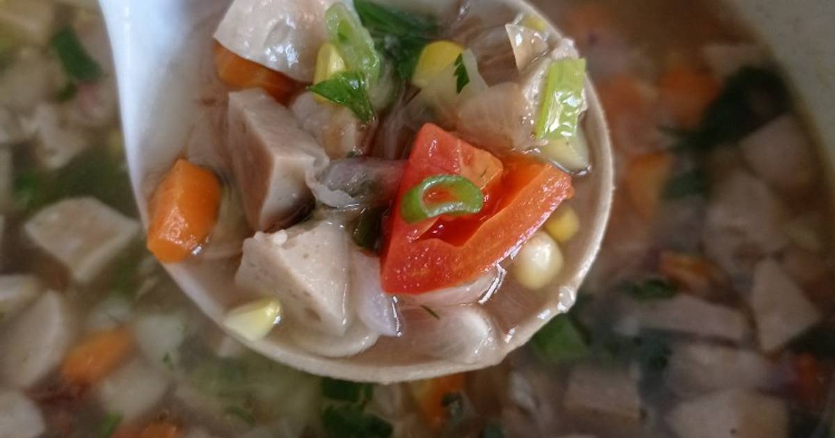 Resep Sop Sayur Bakso Oleh Dapoer Mindi Cookpad