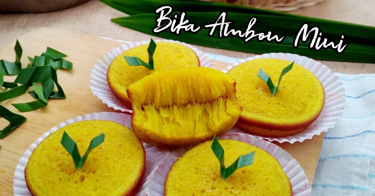 Resep Bika Ambon Mini Ekonomis Oleh Evana Tati Cookpad