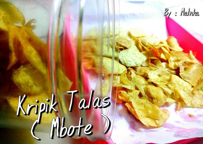 Resep Kripik Talas Mbote Oleh Mainka Cookpad