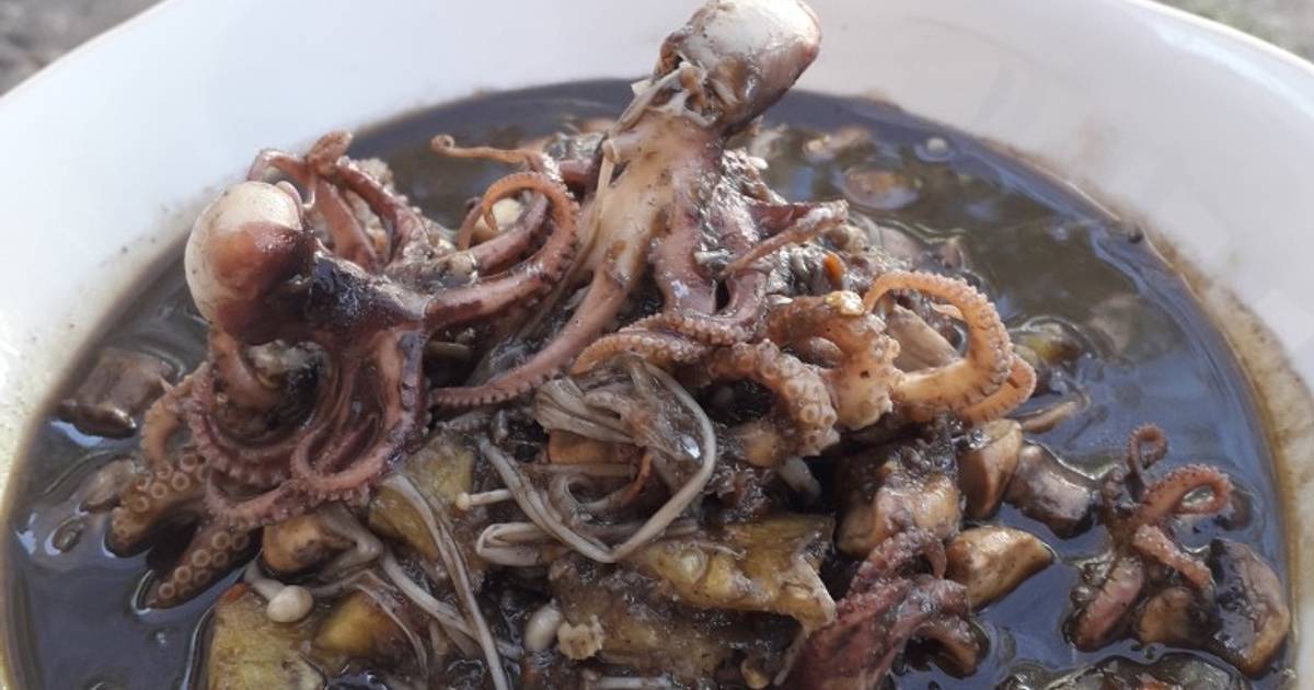 Resep Gurita Jamur Enoki Asam Manis Oleh Nanda Dwi Annisa Cookpad