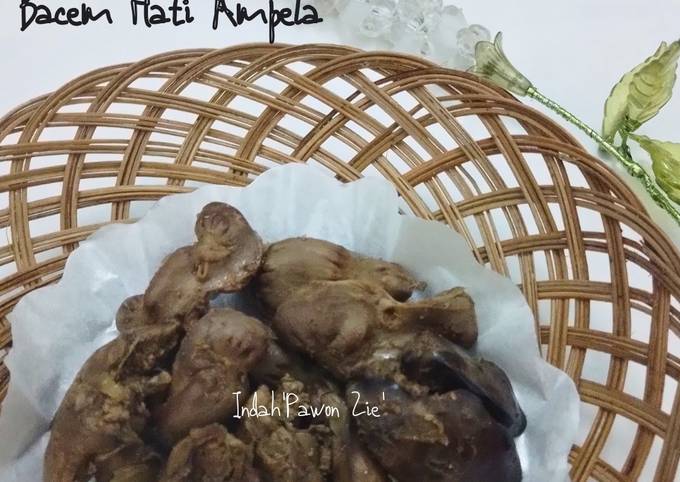 Resep Bacem Hati Ampela Ala Lanjarsih Mama Fifian Oleh Indah Pawon Zie