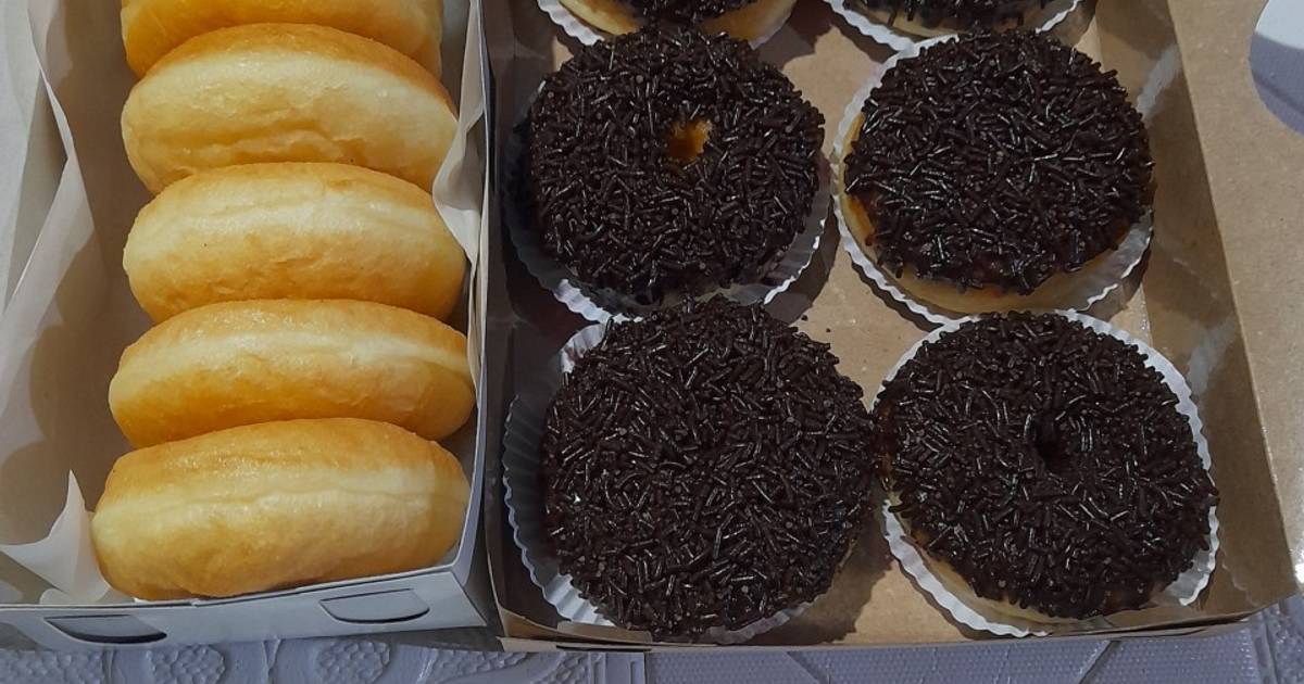 Resep Donat Messes Coklat Ala Shimajiro Oleh Dapur Shofia Rafa Cookpad