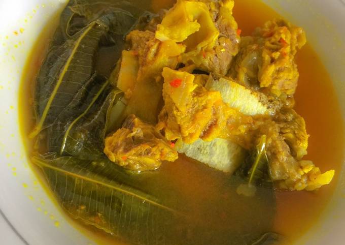 Resep Gulai Iga Sapi Daun Kedondong Oleh Andalusia Cookpad