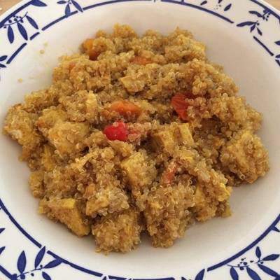 Quinoa con tofu y tomatitos Receta de Cristina💁🏻‍♀️- Cookpad