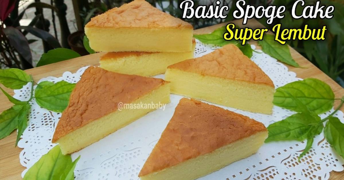 Resep Sponge Cake Lembut Enak Dan Mudah Cookpad