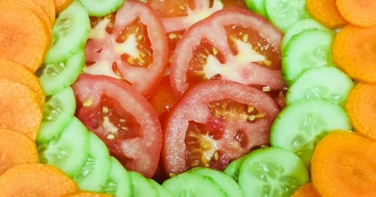 Tomato Cucumber Carrot Salad Salads Recipe By Pushpalata Yadav Cookpad