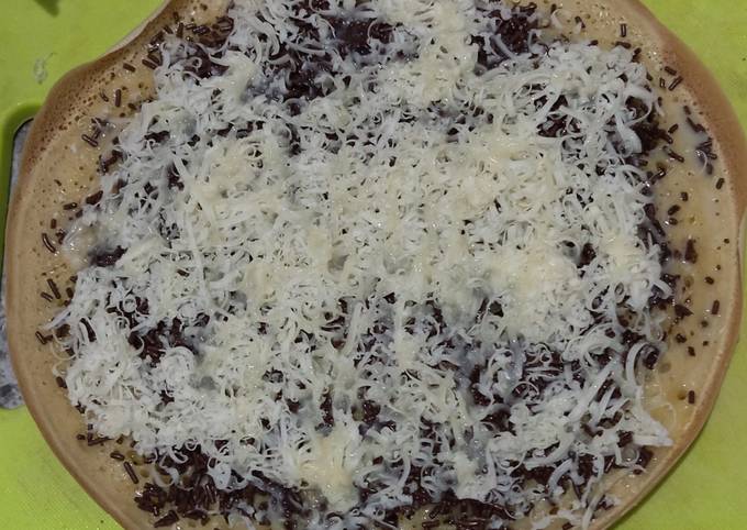 Resep Martabak Manis Terang Bulan Coklat Keju Teflon Oleh Indiana M