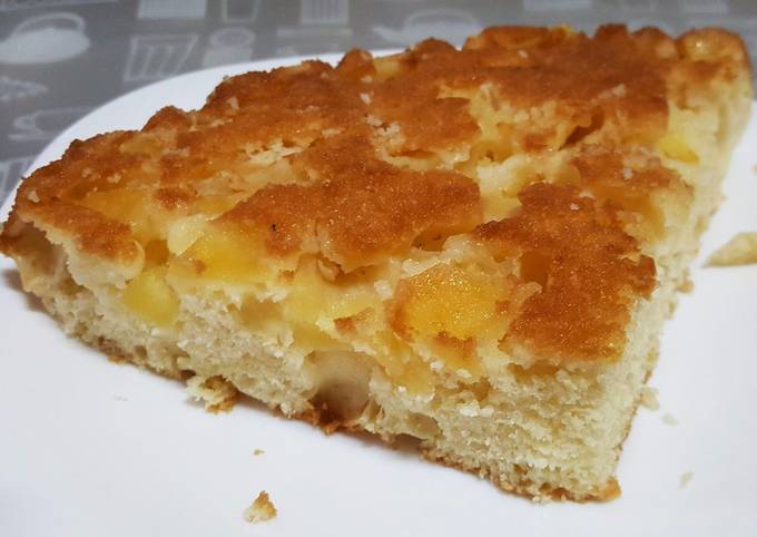 Torta de manzana pera fácil y económica Receta de Stella M Cookpad