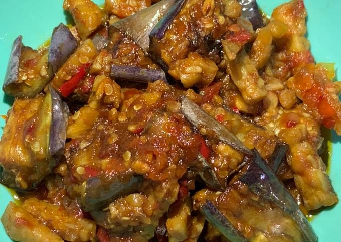 Resep Tempe Terong Pedas Oleh Elavionasti Cookpad